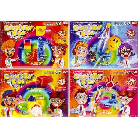 Набір для проведення хімічних дослідів CHEMISTRY KIDS економ укр. CHK-02-02U Набір для проведення хімічних дослідів CHEMISTRY KIDS економ укр. CHK-02-02U