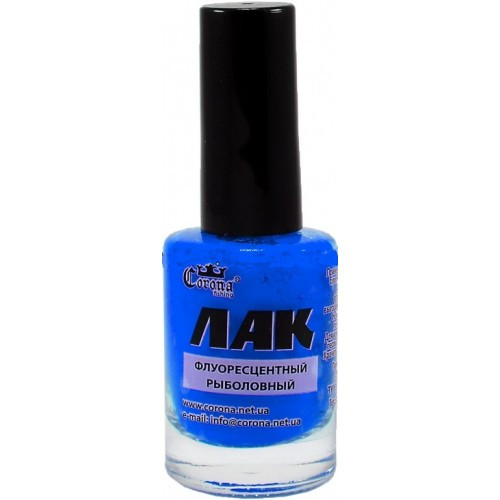 Лак рыболовный флуоресцентный Corona синий Лак рыболовный флуоресцентный Corona синий