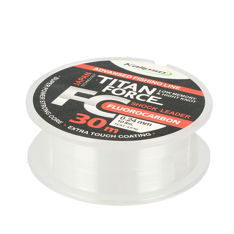 Флюорокарбон Kalipso Titan Force FC Leader 30м 0.24мм Флюорокарбон Kalipso Titan Force FC Leader 30м 0.24мм
