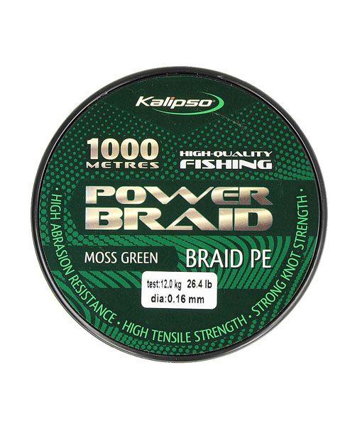 Шнур Kalipso Power Braid MG 1000м 0.16мм Шнур Kalipso Power Braid MG 1000м 0.16мм