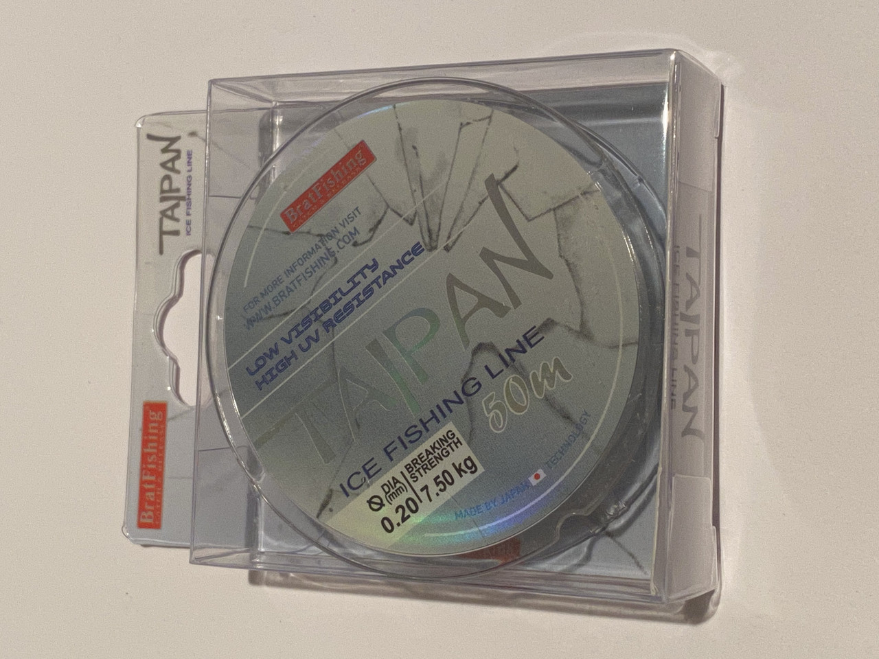 Леска TAIPAN Ice Fishing Line 50 m / 0,14 mm Леска TAIPAN Ice Fishing Line 50 m / 0,14 mm