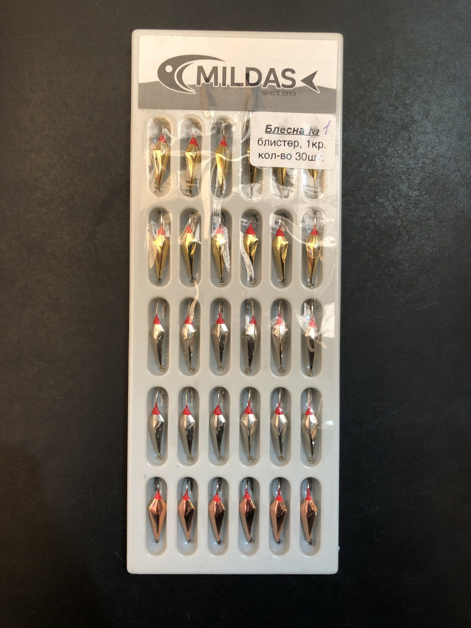 Блесна Midas блистер №1 (30 шт.) Блесна Midas блистер №1 (30 шт.)