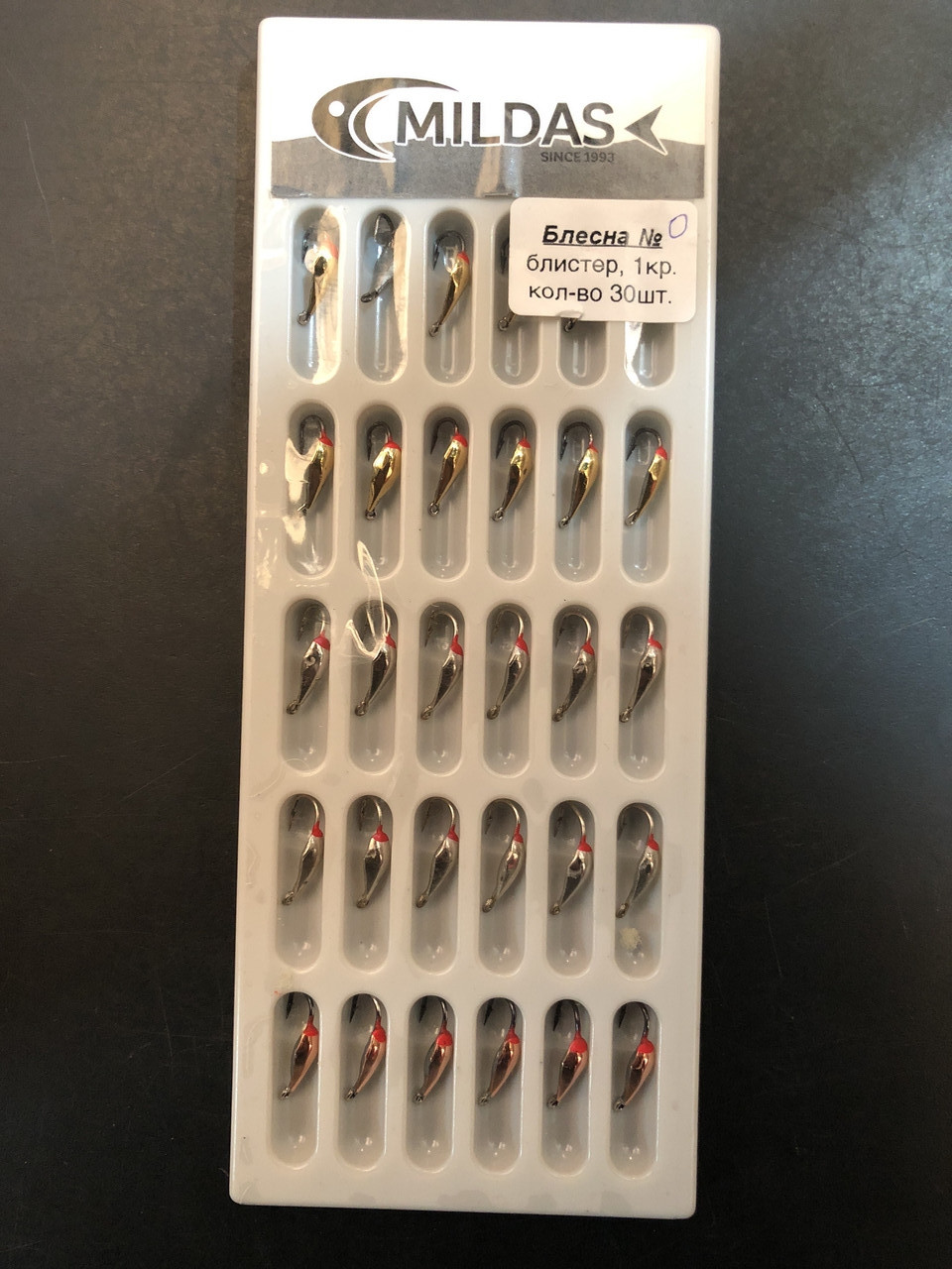 Блесна Midas блистер №0 (30 шт.)