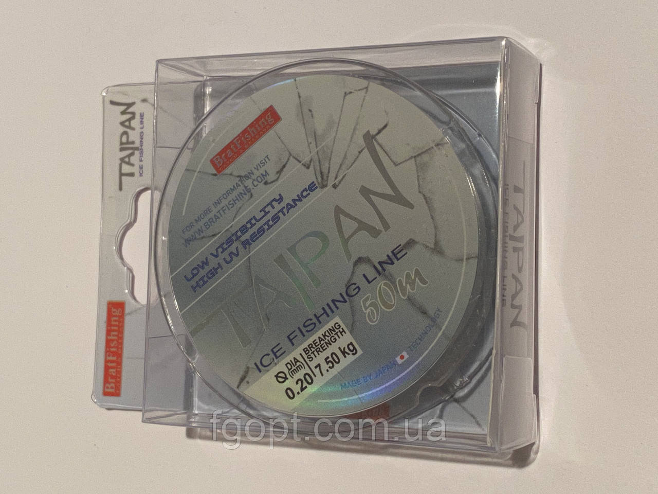 Леска TAIPAN Ice Fishing Line 50 m 0,16 mm Леска TAIPAN Ice Fishing Line 50 m 0,16 mm