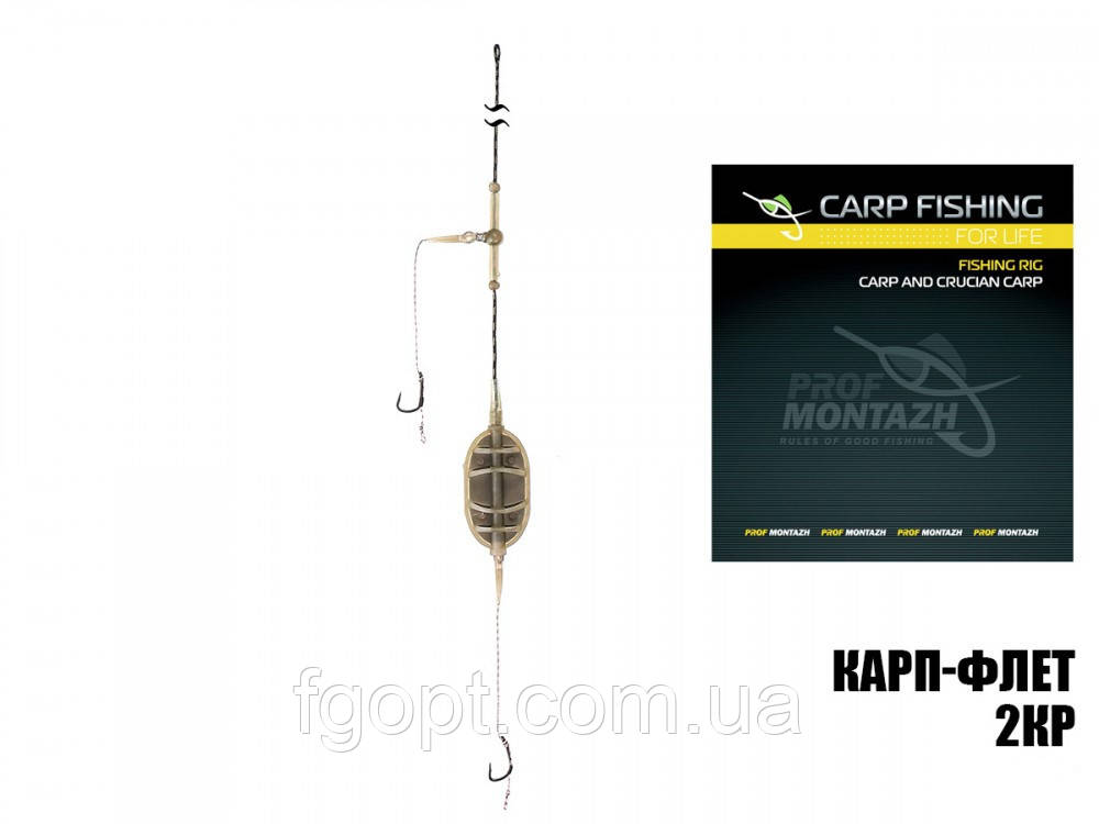 Оснастка Карп-Флэт 100 грамм (2кр) Оснастка Карп-Флэт 100 грамм (2кр)