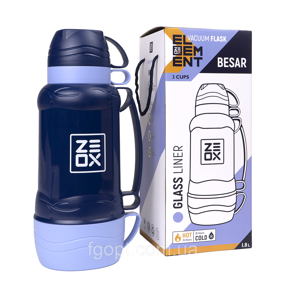 Термос Термос ZEOX Besar 1.0L (2 чашки) Термос Термос ZEOX Besar 1.0L (2 чашки)