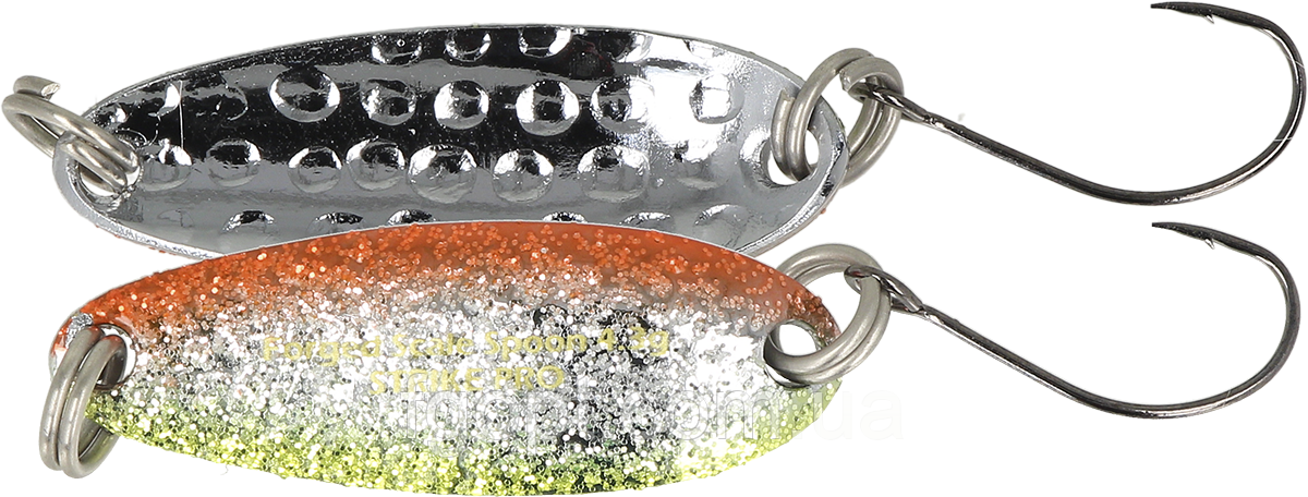 Блесна Strike Pro Forged Scale Spoon 46мм 8.6г A197-CH Блесна Strike Pro Forged Scale Spoon 46мм 8.6г A197-CH