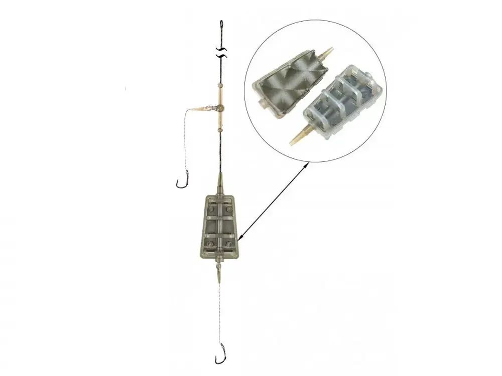 Оснастка ПМ Карп-Флет Река (2крючка) 100г Оснастка ПМ Карп-Флет Река (2крючка) 100г