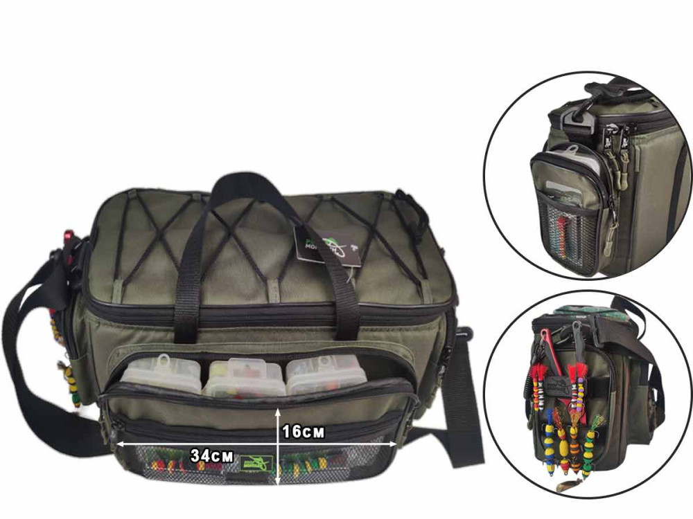 Сумка рыболовная Lures&Rigs (47х22х22см) Сумка рыболовная Lures&Rigs (47х22х22см)