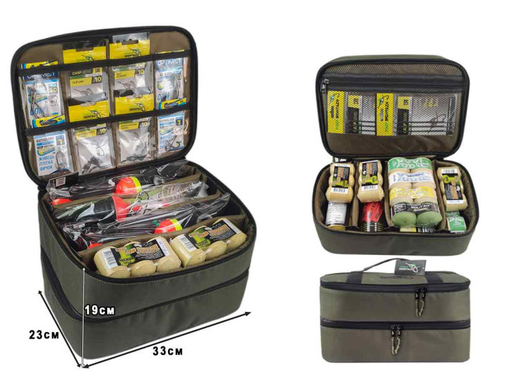 Сумка Double Bag для технопланктона и монтажей на толстолоба Сумка Double Bag для технопланктона и монтажей на толстолоба