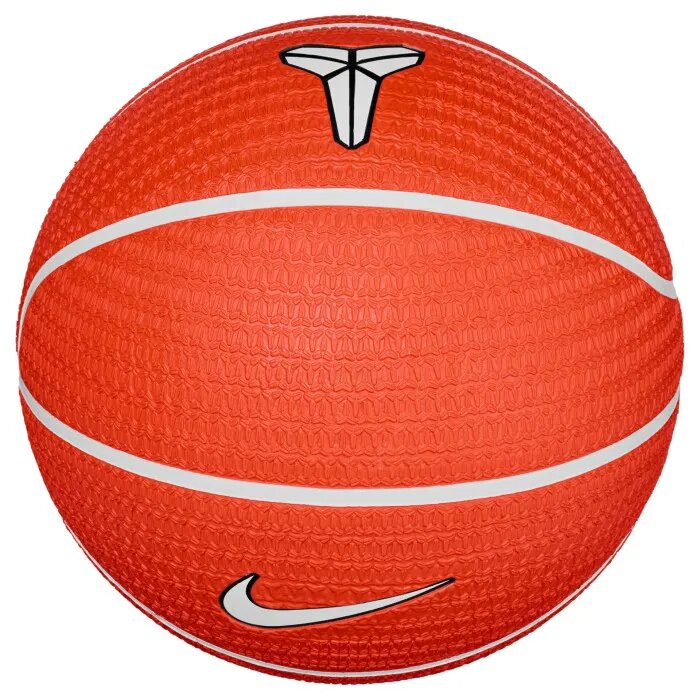Мяч баскетбольный Nike  PLAYGROUND 8P K BRYANT DEFLATED SAFETY ORANGE/WHITE/BLACK/WHITE размер 7 N.101.2519.835.07 (Оригинал)