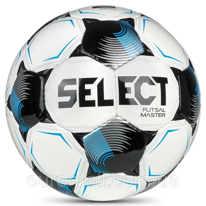 Мяч для футзала SELECT Futsal Master v26, бело-синий, размер 4, 104347-003 (Оригинал) Мяч для футзала SELECT Futsal Master v26, бело-синий, размер 4, 104347-003 (Оригинал)