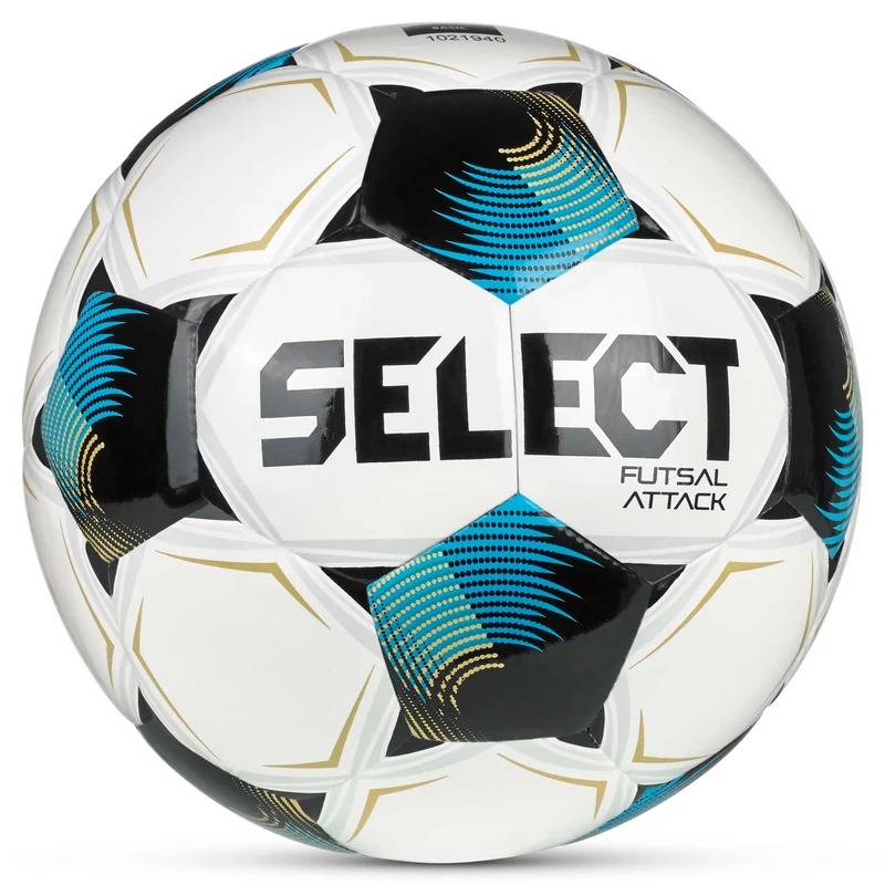 Мяч для футзала Select Futsal Attack v26, бело-синий, размер 4, 107347-009 Мяч для футзала Select Futsal Attack v26, бело-синий, размер 4, 107347-009