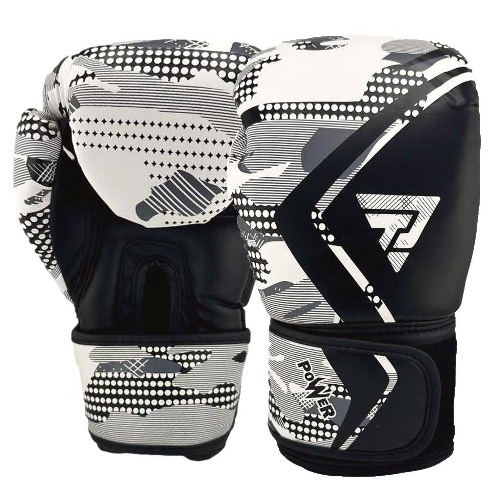 Перчатки боксерские Power 8oz GB-017-8-BW