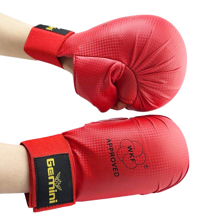 Перчатки накладки для каратэ Gemini GK-1601-R Красный   L
