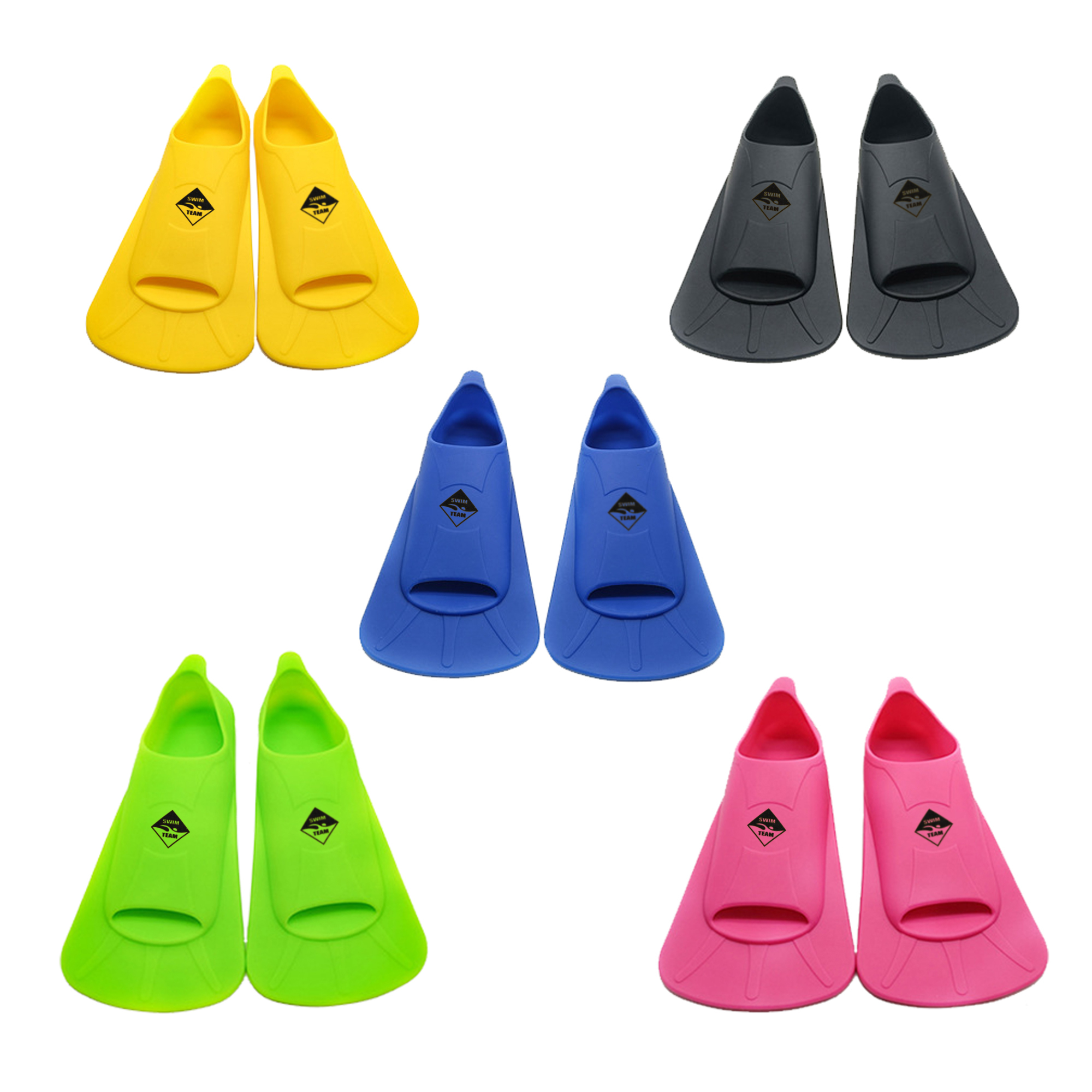 Ласты для плавания Swim Team размер 34-36 F-02-XXS Желтый Ласты для плавания Swim Team размер 34-36 F-02-XXS Желтый