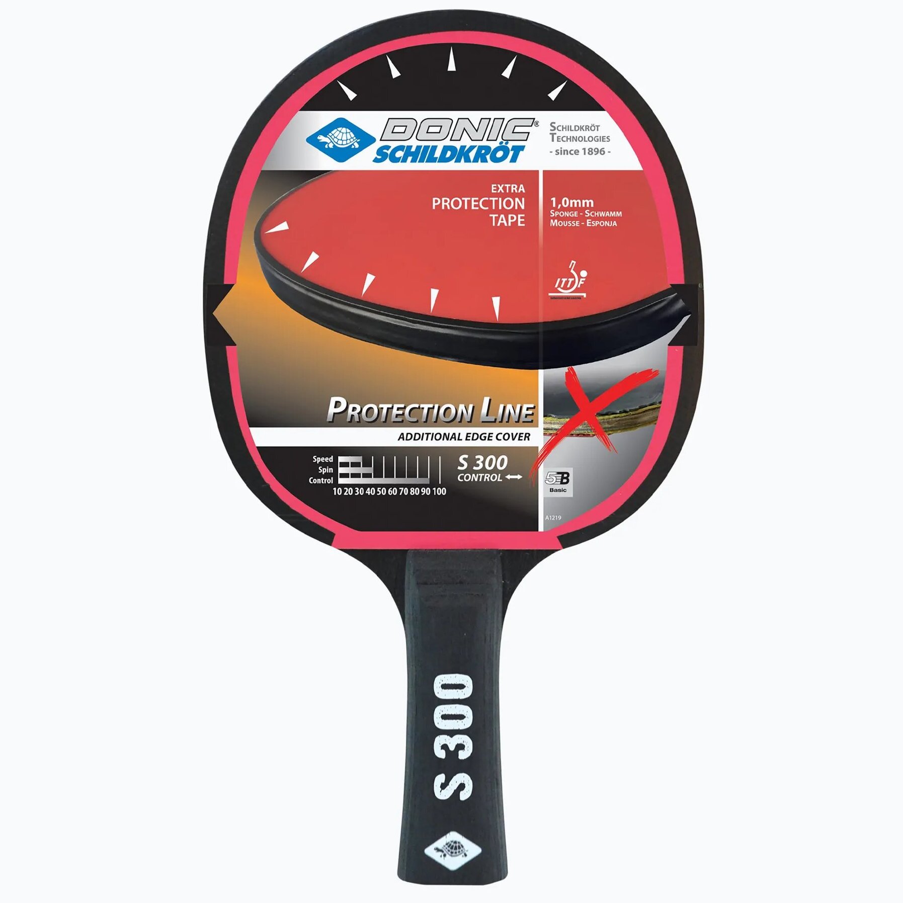 Ракетка для настольного тенниса Donic-Schildkrot Protection Line 300 (Оригинал) 703054