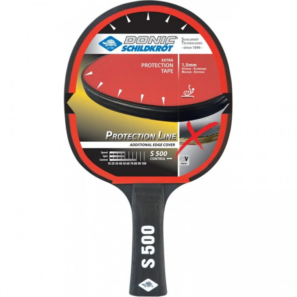 Ракетка для настольного тенниса Donic-Schildkrot Protection Line 500 (Оригинал) 713055