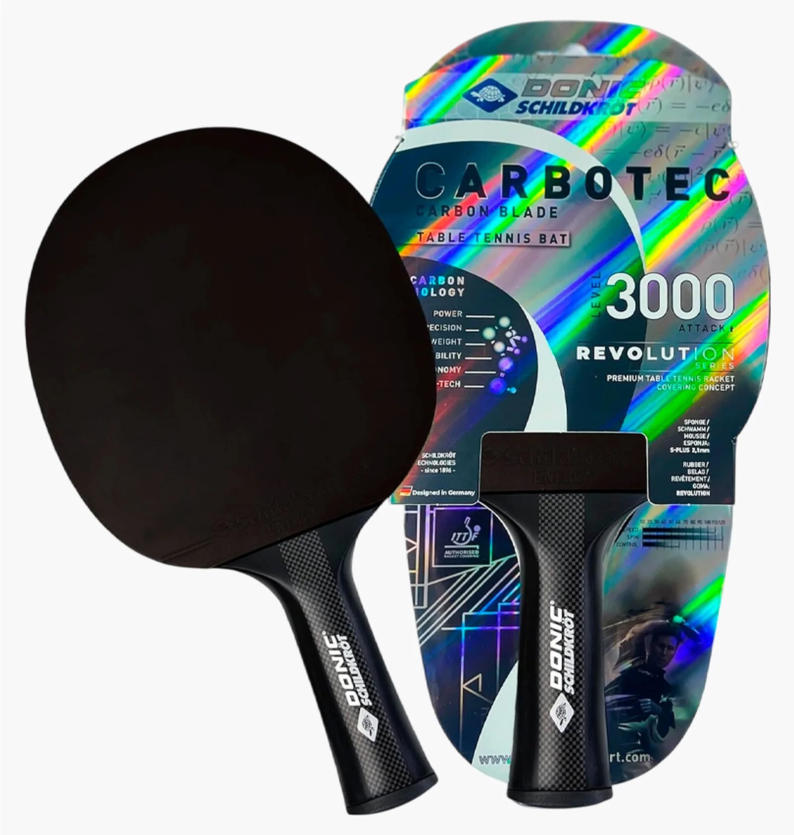 Ракетка для настольного тенниса Donic Carbotec 3000 758220 Ракетка для настольного тенниса Donic Carbotec 3000 758220
