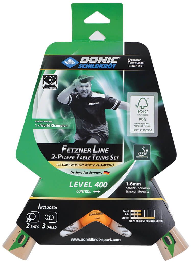 Набор ракетки для настольного тенниса Donic Fetzner 400 FSC 2-player set (Оригинал) 788468 Набор ракетки для настольного тенниса Donic Fetzner 400 FSC 2-player set (Оригинал) 788468