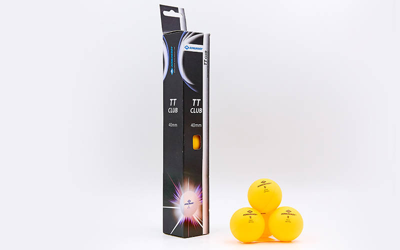 Шарики для настольного тенниса Donic 1-T One Poly 40+ Помаранчевий