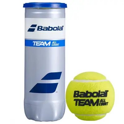 Мячи для тенниса Babolat Team all court 3 шт. Желтые (Оригинал) 501083-113 Мячи для тенниса Babolat Team all court 3 шт. Желтые (Оригинал) 501083-113