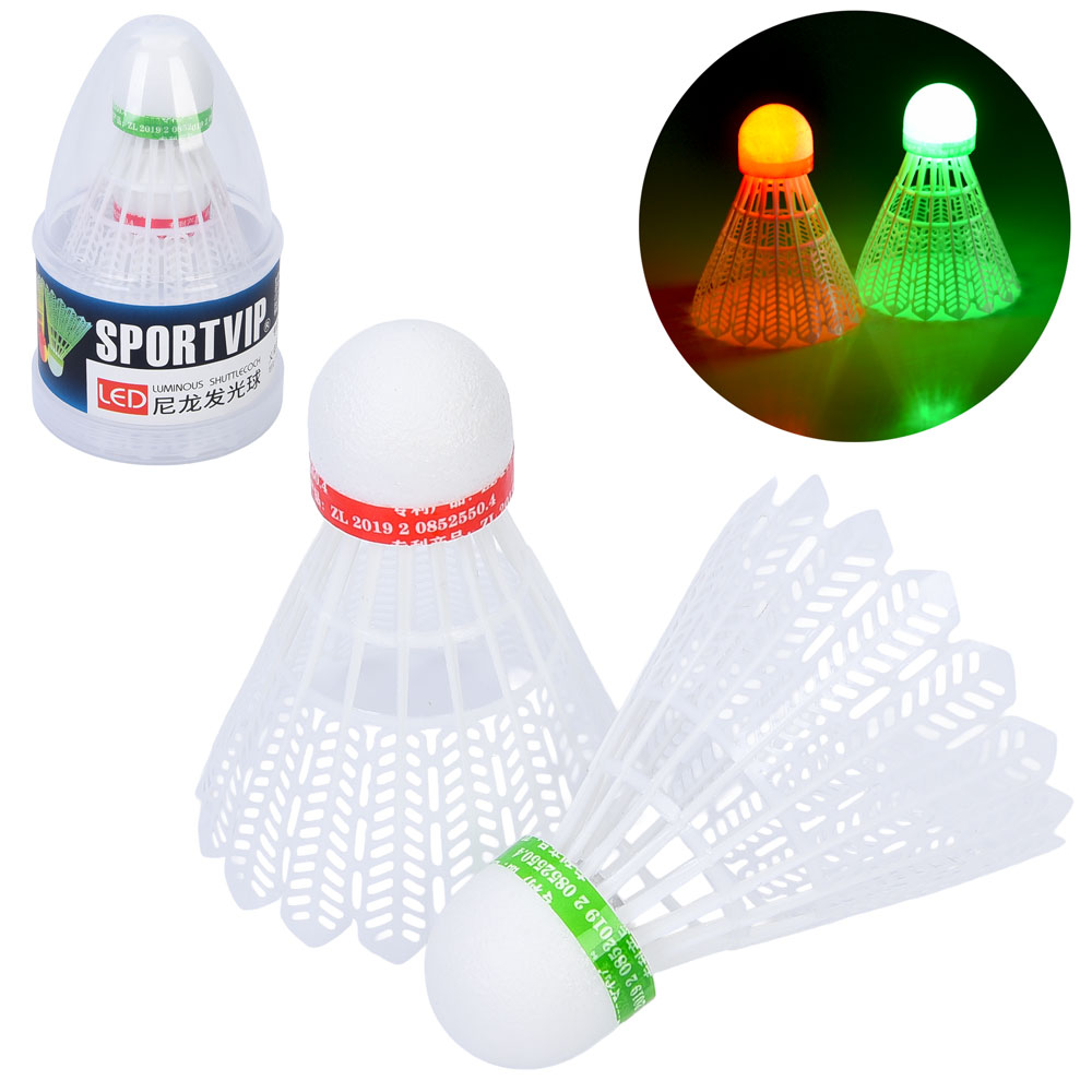 Воланы для бадминтона светящиеся 2шт. MS 4799 Воланы для бадминтона светящиеся 2шт. MS 4799