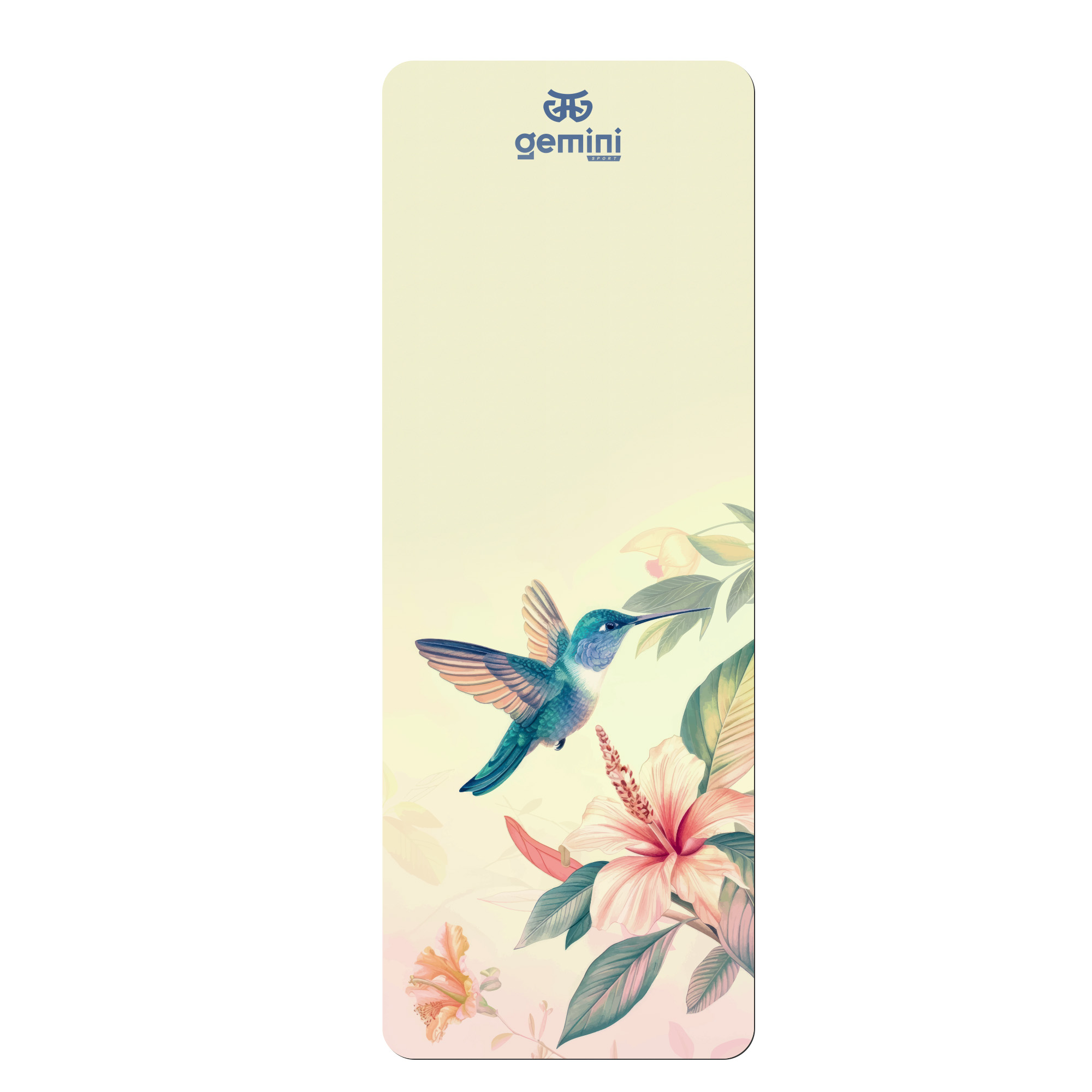 Коврик для йоги каучуковый полиуретан Pro ILLustration Gemini Sport 183см*68см*5мм PUY-5900-2