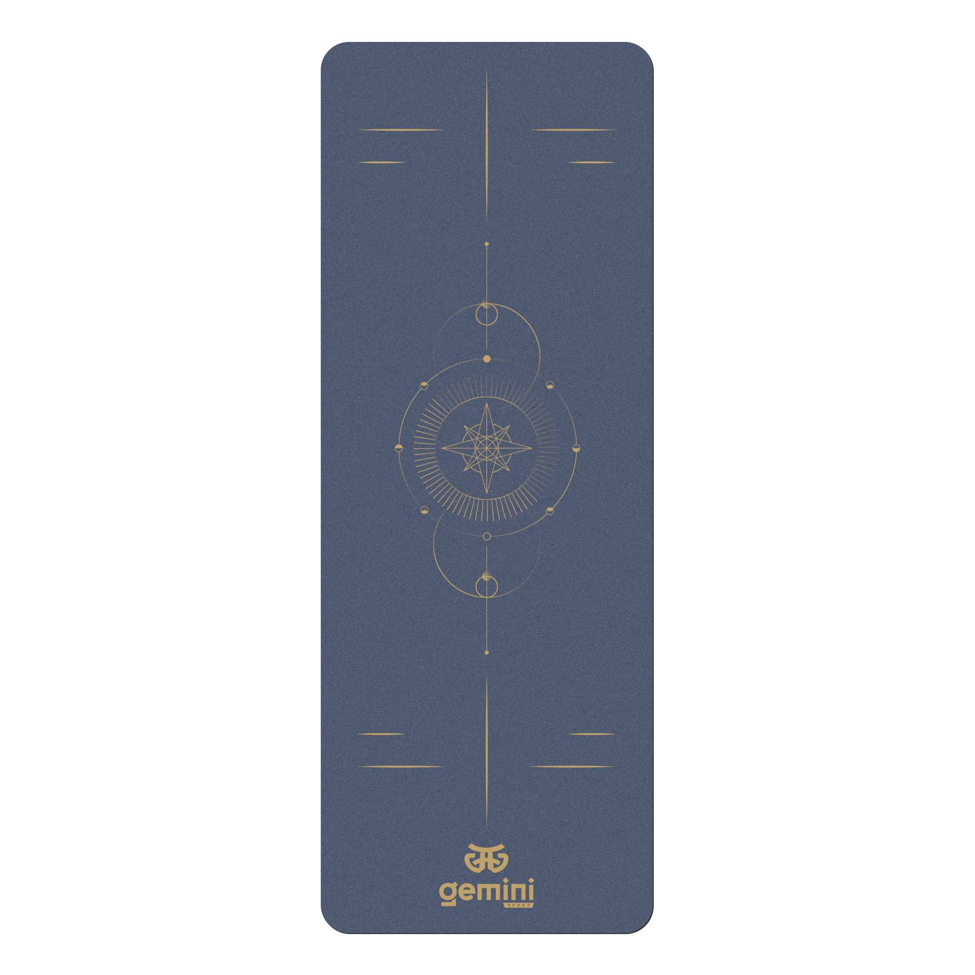 Коврик для йоги каучуковый полиуретан Pro ILLustration Gemini Sport 183см*68см*5мм PUY-5900-8 Коврик для йоги каучуковый полиуретан Pro ILLustration Gemini Sport 183см*68см*5мм PUY-5900-8