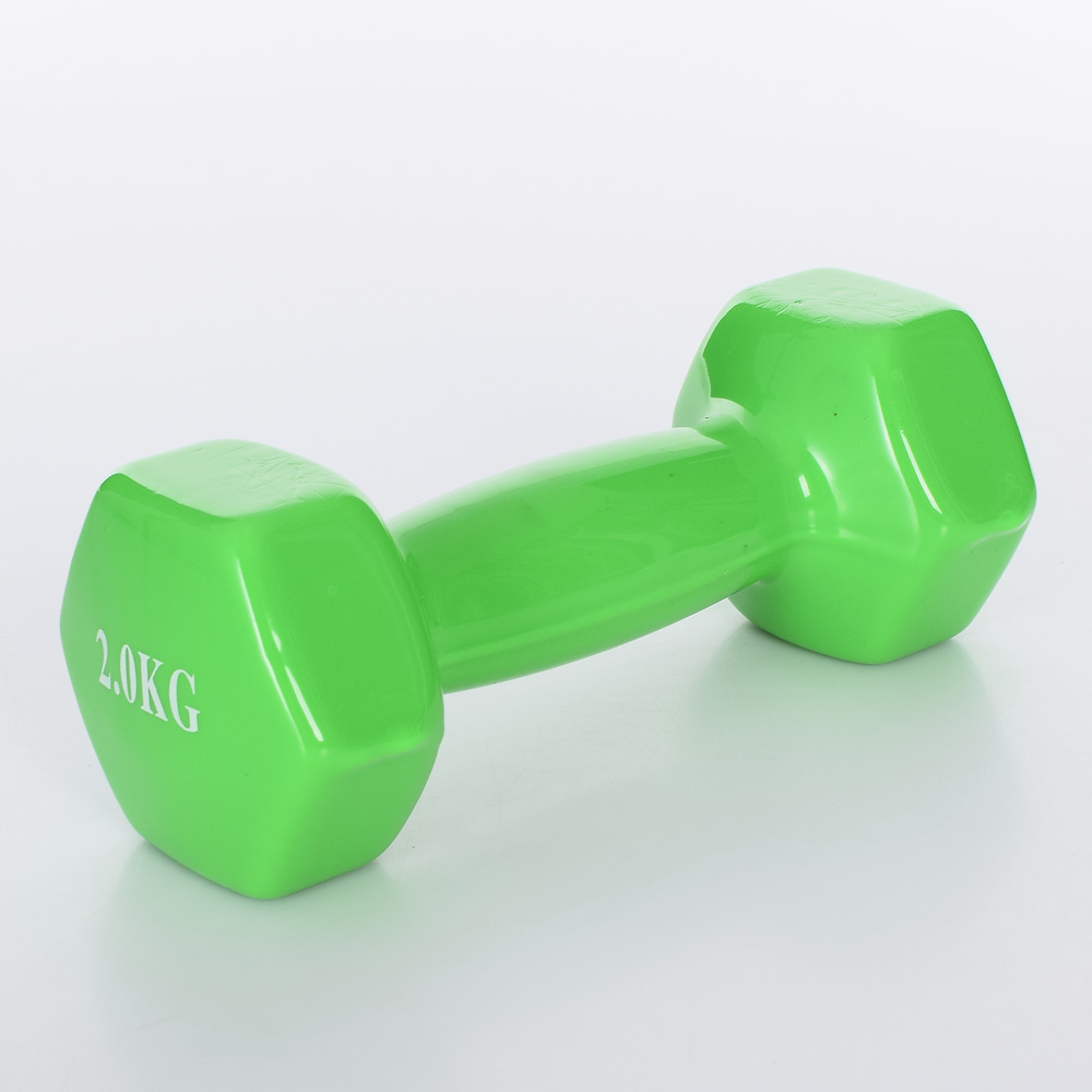 Гантель для фитнеса с виниловым покрытием 2шт G0290-2GR Гантель для фитнеса с виниловым покрытием 2шт G0290-2GR