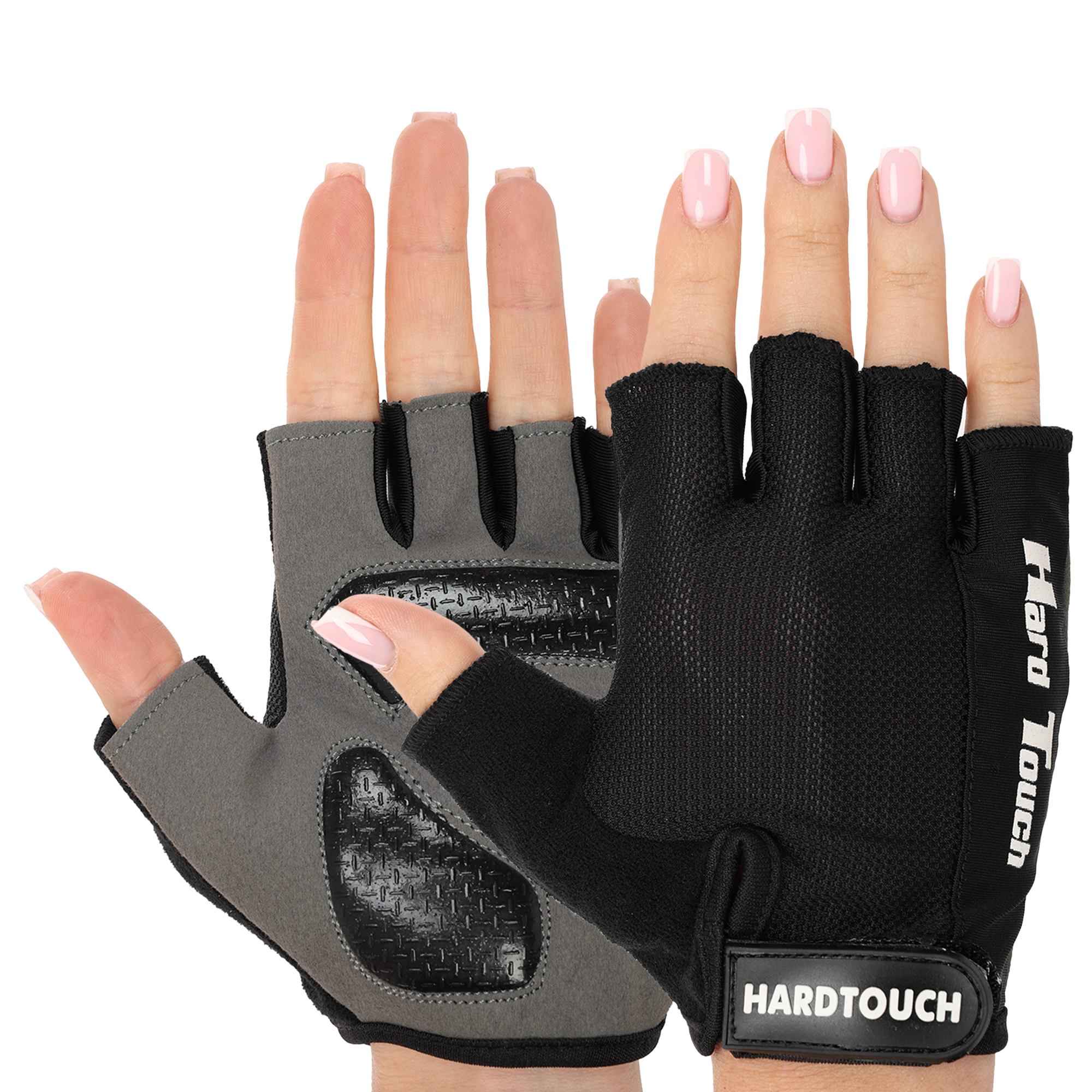 Перчатки для фитнеса и тренировок HARD TOUCH S-XL Чёрный BC-8097-3   XL