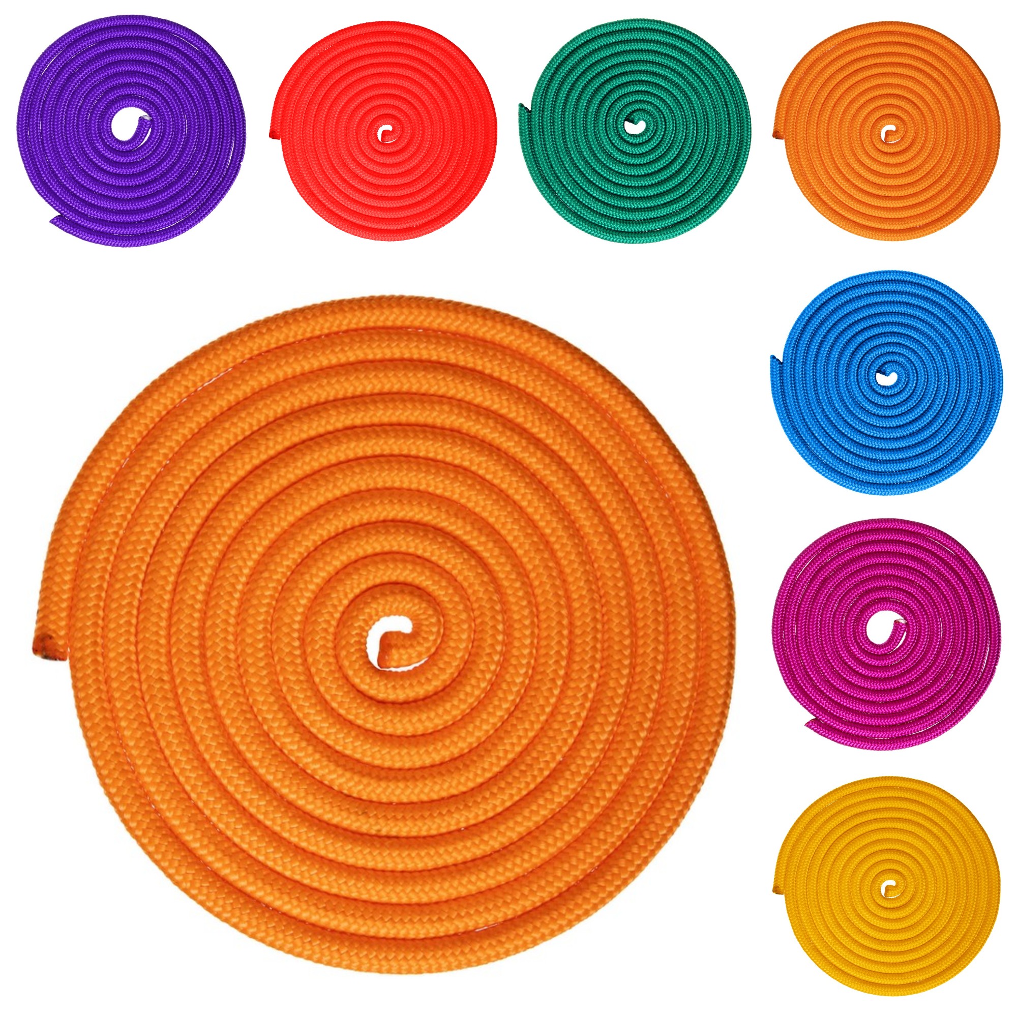 Скакалка для художественной гимнастики G2022 Оранжевый