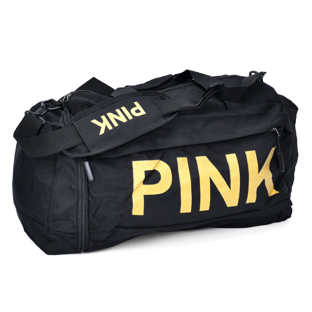 Спортивная сумка PINK FG-240502011A 50×23×20 см Черный Спортивная сумка PINK FG-240502011A 50×23×20 см Черный