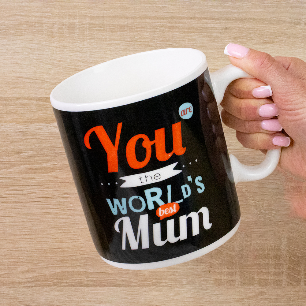 Кружка Гигант Ты лучшая мама в мире - You worlds best mum (черная) Кружка Гигант Ты лучшая мама в мире - You worlds best mum (черная)