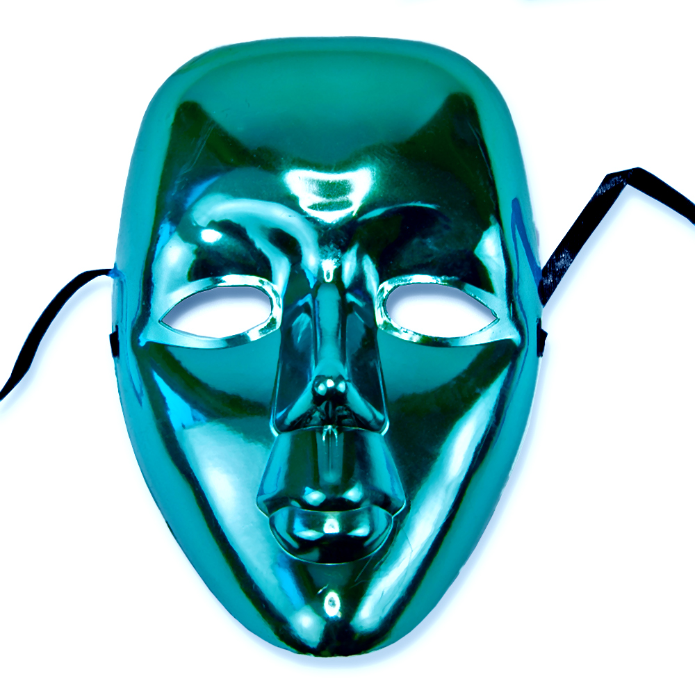 Маска Безликая Вольто (бирюзовая) Маска Безликая Вольто (бирюзовая)