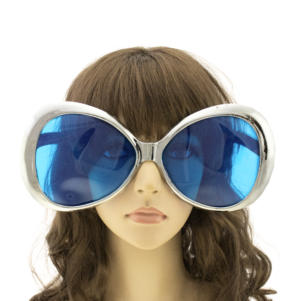 Очки Гигант круглые Металлик (серебряные) Очки Гигант круглые Металлик (серебряные)