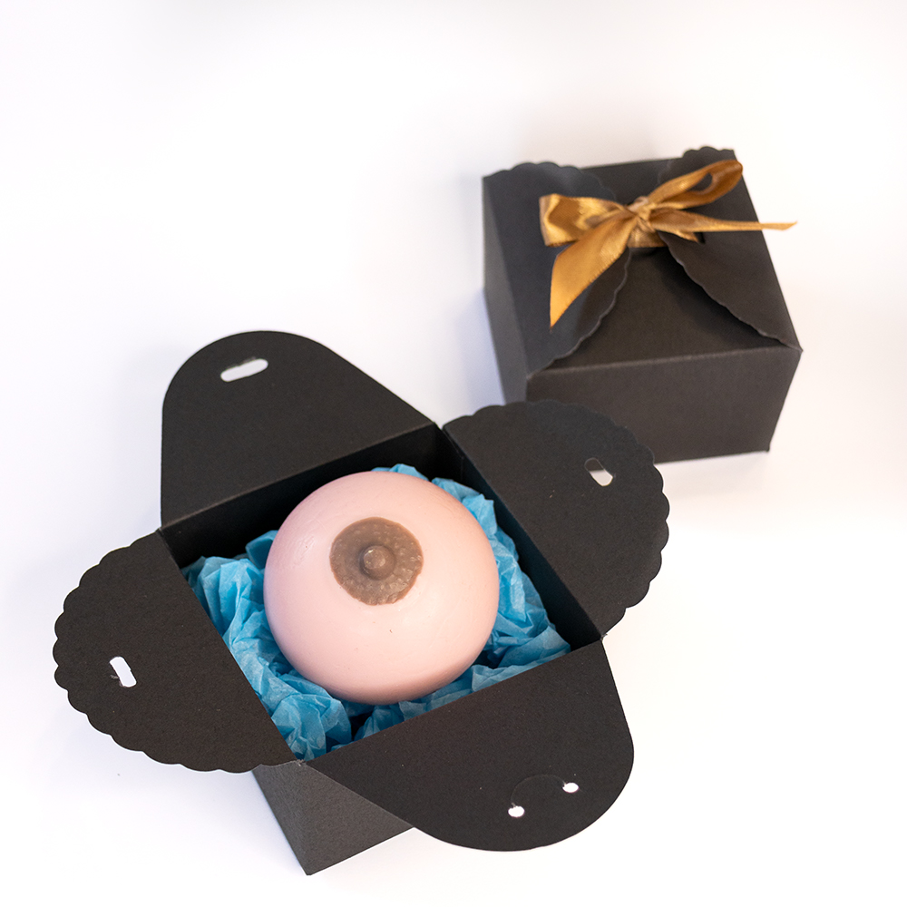 Оригинальная подарочная Грудь из мыла 95г 13774 (телесная)