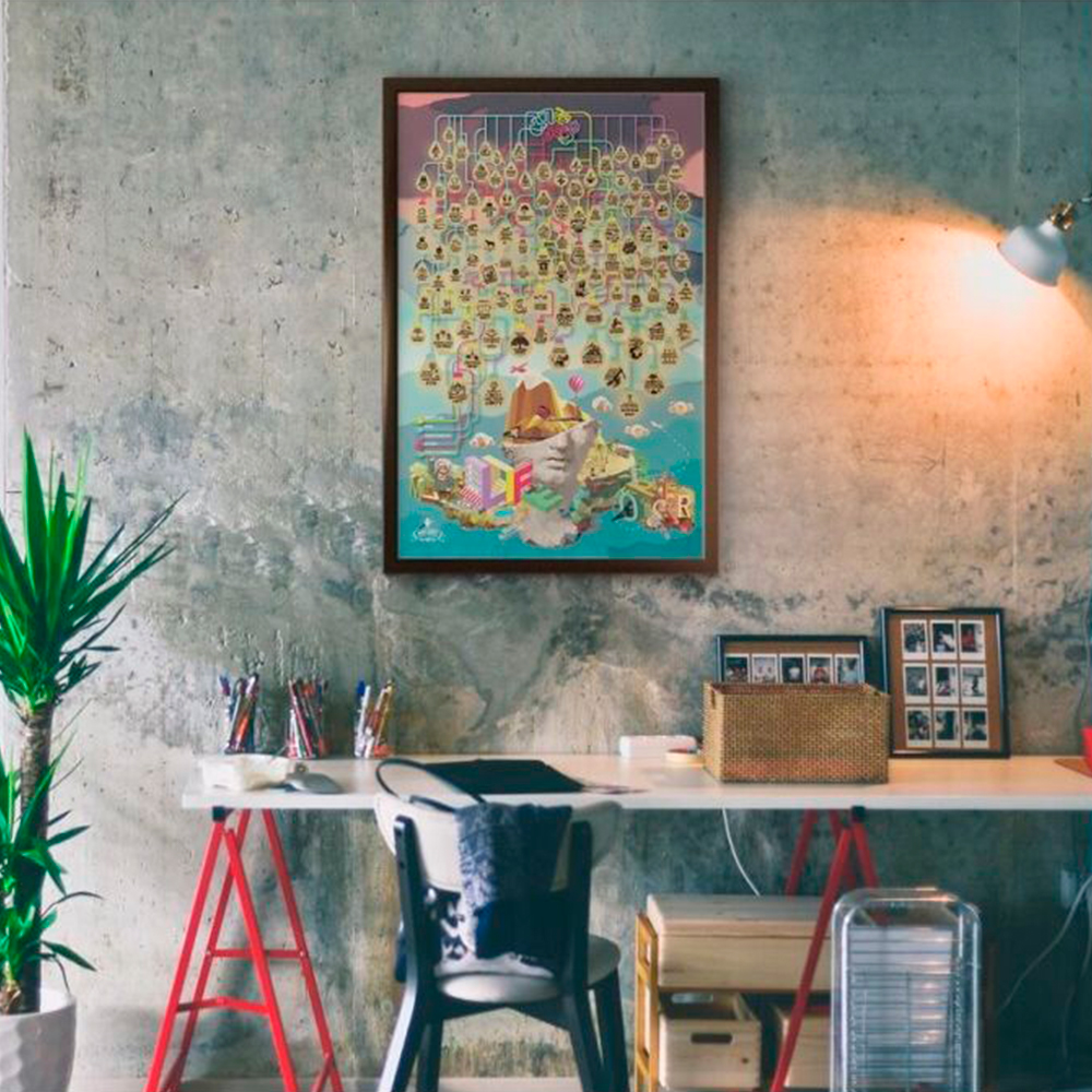 Скретч постер My Life(укр)