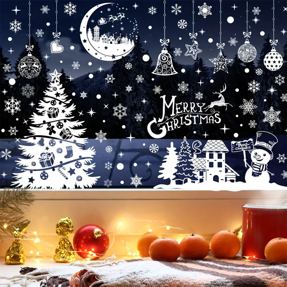 Интерьерная наклейка NG Зимние узоры SD23012 (9 листов А4 202 шт)