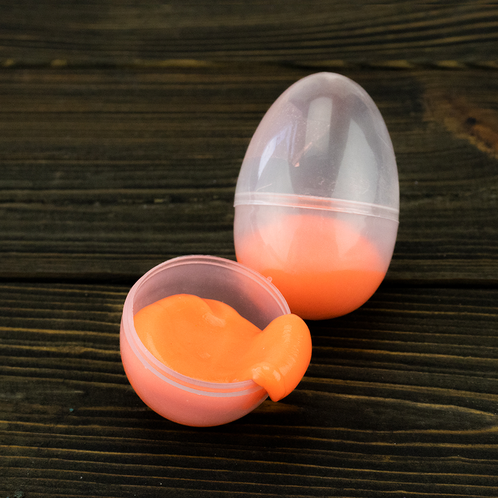 Антистресс Жвачка для рук Хэндгам Яйцо светонакопительное 15г (оранжевый)