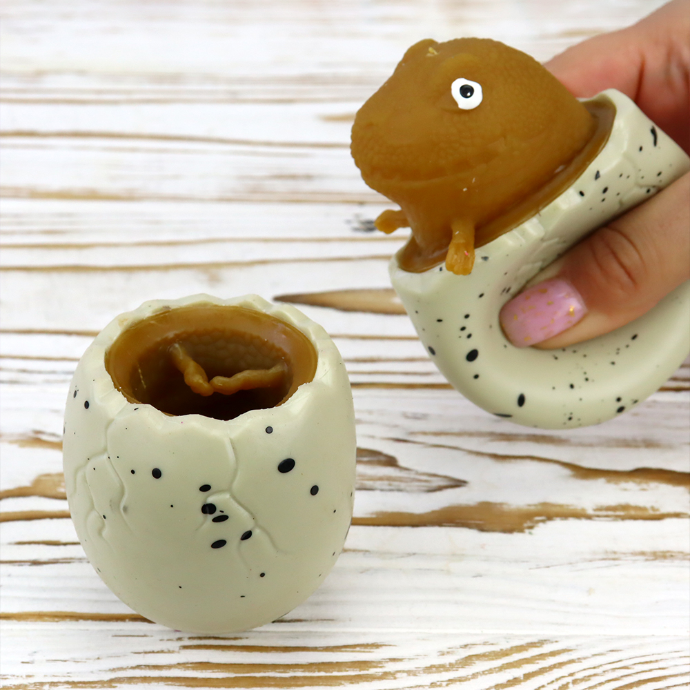 Игрушка антистресс Фуфлик Дракон из яйца (коричневая) Игрушка антистресс Фуфлик Дракон из яйца (коричневая)