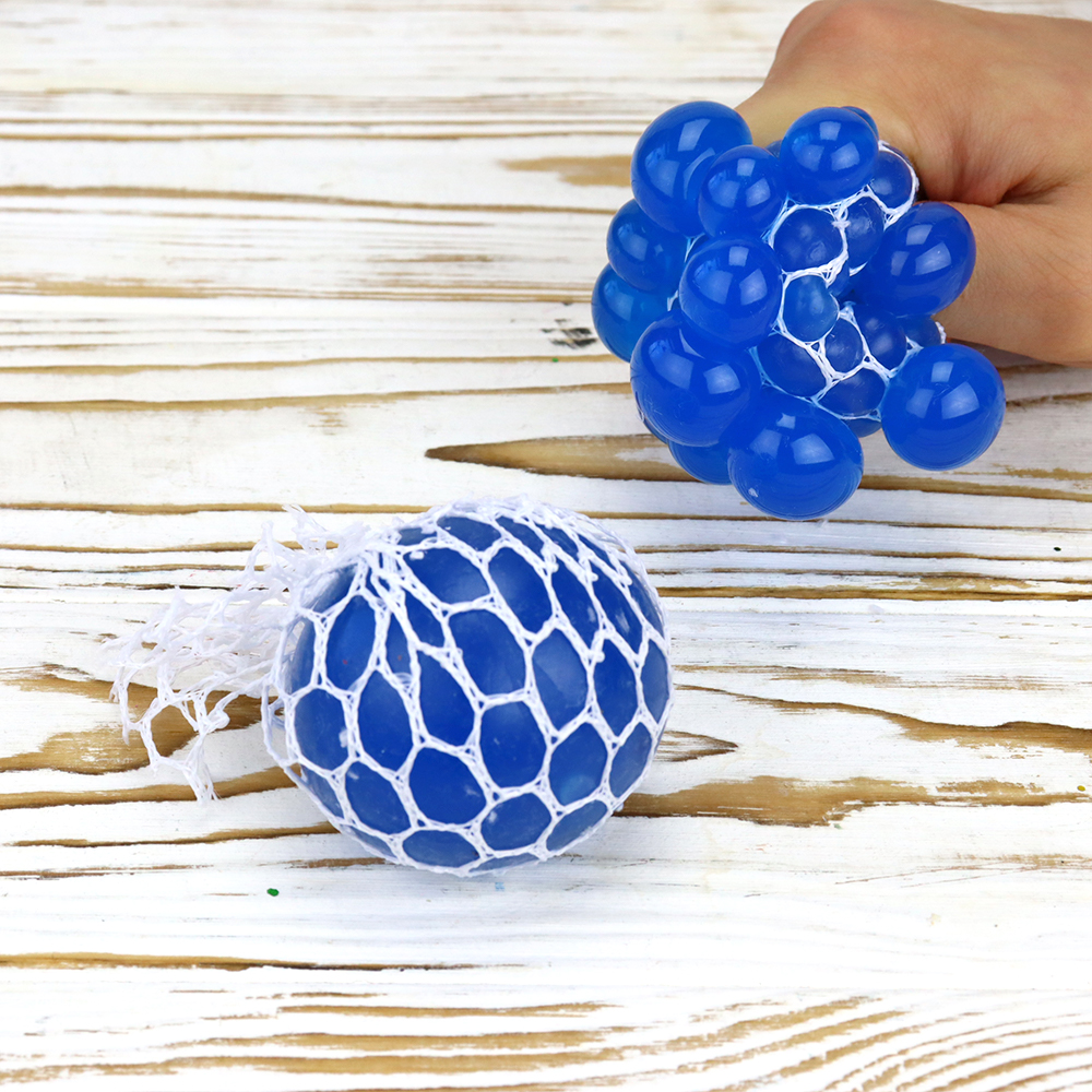 Игрушка антистресс Стрессбол 5х5 (синяя)