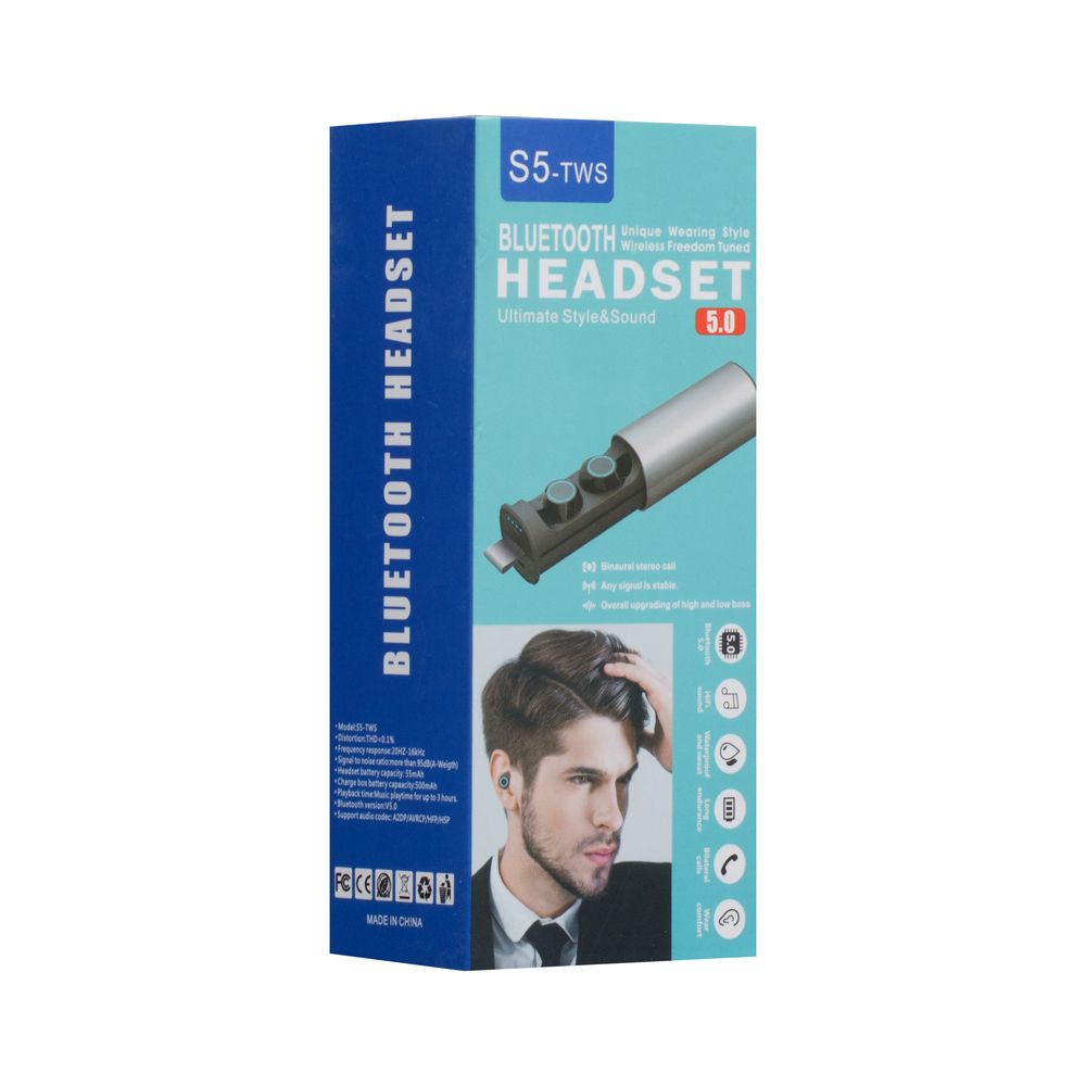 Стерео гарнитура TWS S5 Plus 5.0 Стерео гарнитура TWS S5 Plus 5.0