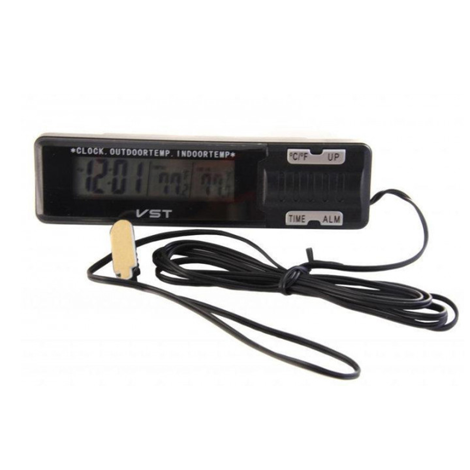 Термометр с часами VST-7065