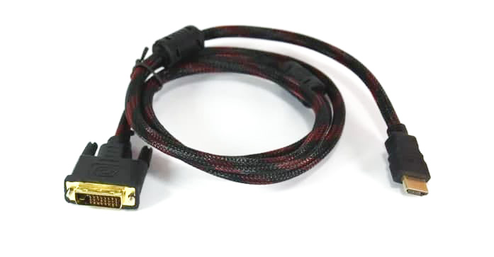 Кабель HDMI-DVI (V1.4) 1.5M Кабель HDMI-DVI (V1.4) 1.5M