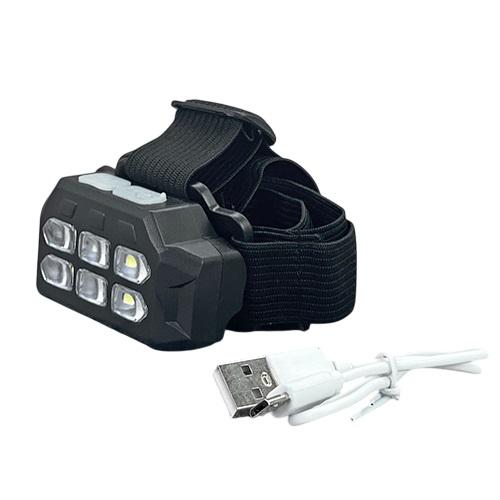 Фонарик налобный светодиодный аккумулятор 4*7cм (6SMD) 400mah Фонарик налобный светодиодный аккумулятор 4*7cм (6SMD) 400mah