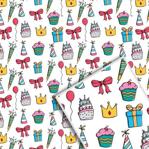 Бумага упаковочная крафт "Праздник на белом" 70*100см 10л/уп Бумага упаковочная крафт "Праздник на белом" 70*100см 10л/уп