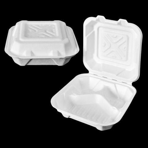 Ланч-бокс одноразовый из сахарного тростника (багассы) "Эко" 3секции 20см Ланч-бокс одноразовый из сахарного тростника (багассы) "Эко" 3секции 20см