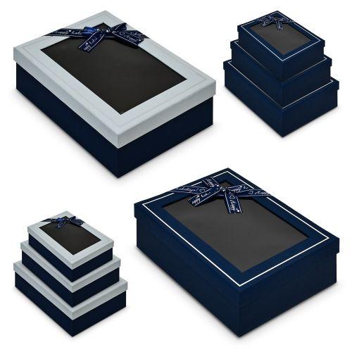 Коробка подарочная "Incredible" 3шт/наб 29*21*10/26*19*8/23*17*7см Коробка подарочная "Incredible" 3шт/наб 29*21*10/26*19*8/23*17*7см