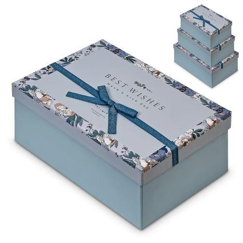 Коробка подарочная "Ornament" 3шт/наб 23*16*10/21*14*8/19*12*7см Коробка подарочная "Ornament" 3шт/наб 23*16*10/21*14*8/19*12*7см